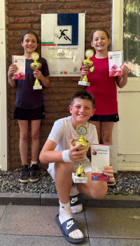 Netzball-Talente Anna Lerner und Paul Schoch sind Bezirksmeister - Serena Terranova holt den Vize-Titel